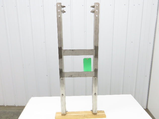 9-3/4" Tabletop Conveyor Stainless Leg Support H-Stand 38"-48" Adj Height