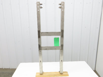 9-3/4" Tabletop Conveyor Stainless Leg Support H-Stand 38"-48" Adj Height