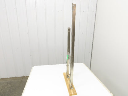 8" Tabletop Conveyor Stainless Leg Support H-Stand for Drive Section 38"-48"H