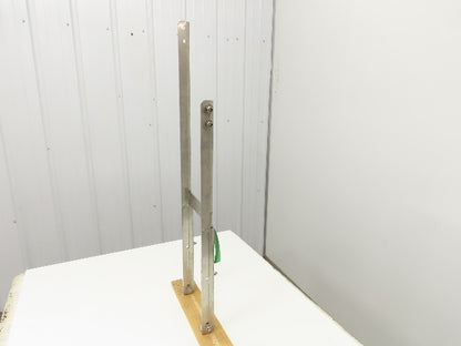 8" Tabletop Conveyor Stainless Leg Support H-Stand for Drive Section 38"-48"H