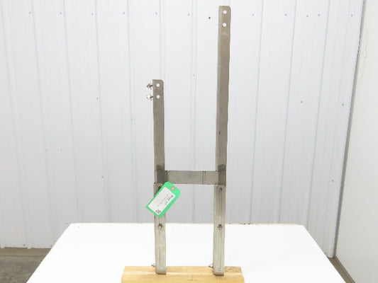 8" Tabletop Conveyor Stainless Leg Support H-Stand for Drive Section 38"-48"H