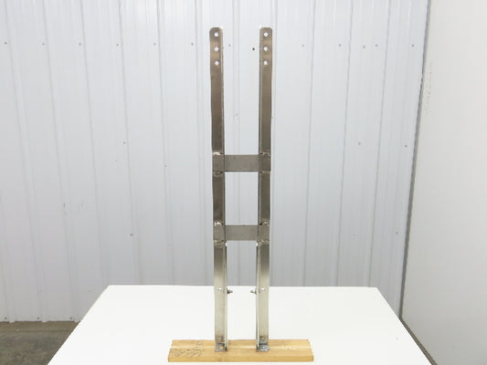 4" Tabletop Conveyor Stainless Leg Support H-Stand 39"-49" Adj Height