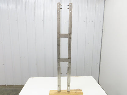 4" Tabletop Conveyor Stainless Leg Support H-Stand 43"-53" Adj Height