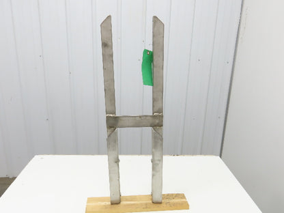 6" Tabletop Conveyor Stainless Leg Support H-Stand 31"-41" Adj Height