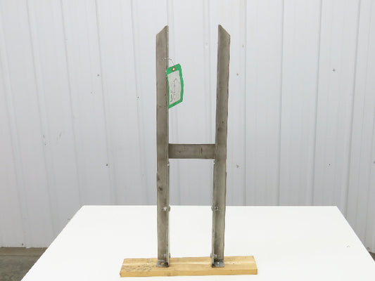 6" Tabletop Conveyor Stainless Leg Support H-Stand 31"-41" Adj Height