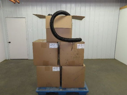 Flexaust Flx-Thane 2.5"x 50' Urethane Wire Flex Hose Air Dust Fume Vacuum Black