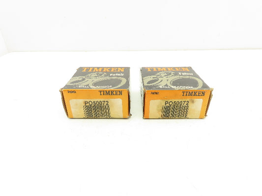 Timken S1107KC1 PO50072 Collar Locking Ball Bearing 36mm Bore 72mm OD Lot of 2