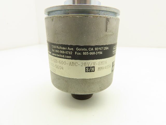 BEI Sensors H25E-SB-600-ABC-28V/V-EM16 Rotary Encoder 5-28VDC