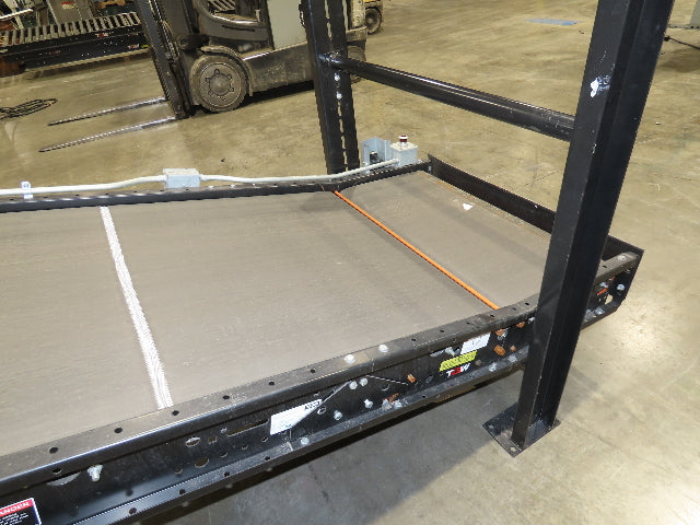 TGW CRUZ Incline Slider Bed 34" Belt Conveyor Variable Speed Drive 460V 17' 8"L