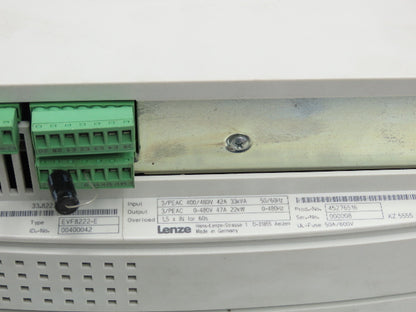 Lenze EVF8222E EVF8222-E VFD AC Servo Drive 22kW 400-480V 47A 3PH