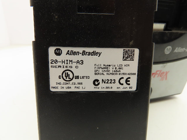 Allen Bradley 20AD2P1A0AYNNNC0 PowerFlex 70 Variable AC Drive VFD 1Hp 480V 3PH