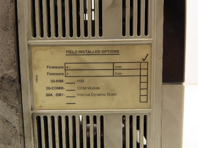 Allen Bradley 20AD2P1A0AYNNNNN PowerFlex 70 Variable AC Drive VFD 1Hp 480V 3PH