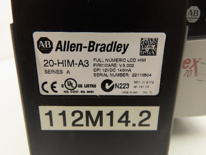 Allen Bradley 20AD2P1A0AYNNNNN PowerFlex 70 Variable AC Drive VFD 1Hp 480V 3PH