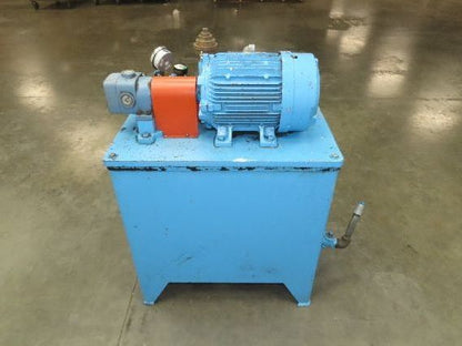 Continental PVR1-8B10-RM Hydraulic Power Unit 20 Gal 9 GPM 1000 PSI 5Hp 460V
