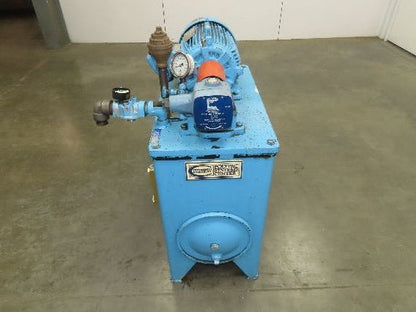 Continental PVR1-8B10-RM Hydraulic Power Unit 20 Gal 9 GPM 1000 PSI 5Hp 460V