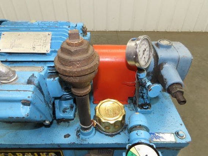 Continental PVR1-8B10-RM Hydraulic Power Unit 20 Gal 9 GPM 1000 PSI 5Hp 460V