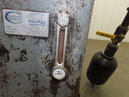 Continental PVR1-8B10-RM Hydraulic Power Unit 20 Gal 9 GPM 1000 PSI 3Hp 460V