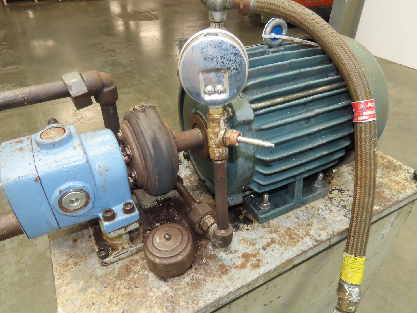 Continental PVR1-8B10-RM Hydraulic Power Unit 20 Gal 9 GPM 1000 PSI 3Hp 460V