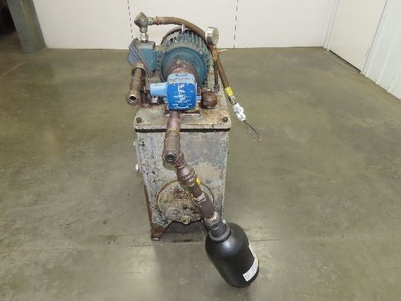 Continental PVR1-8B10-RM Hydraulic Power Unit 20 Gal 9 GPM 1000 PSI 3Hp 460V