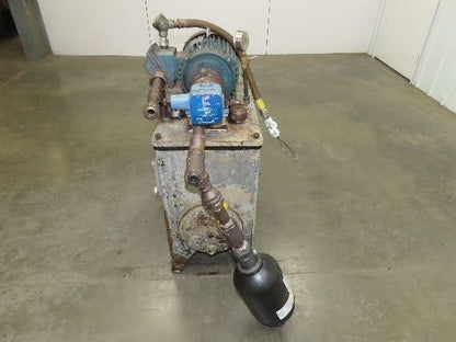 Continental PVR1-8B10-RM Hydraulic Power Unit 20 Gal 9 GPM 1000 PSI 3Hp 460V