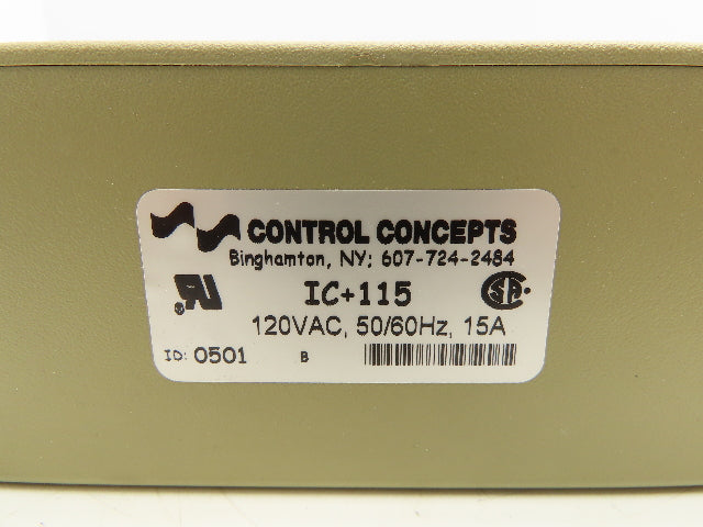 Control Concepts IC+115 EMI Power Line Filter 120V 15A Lot of 3
