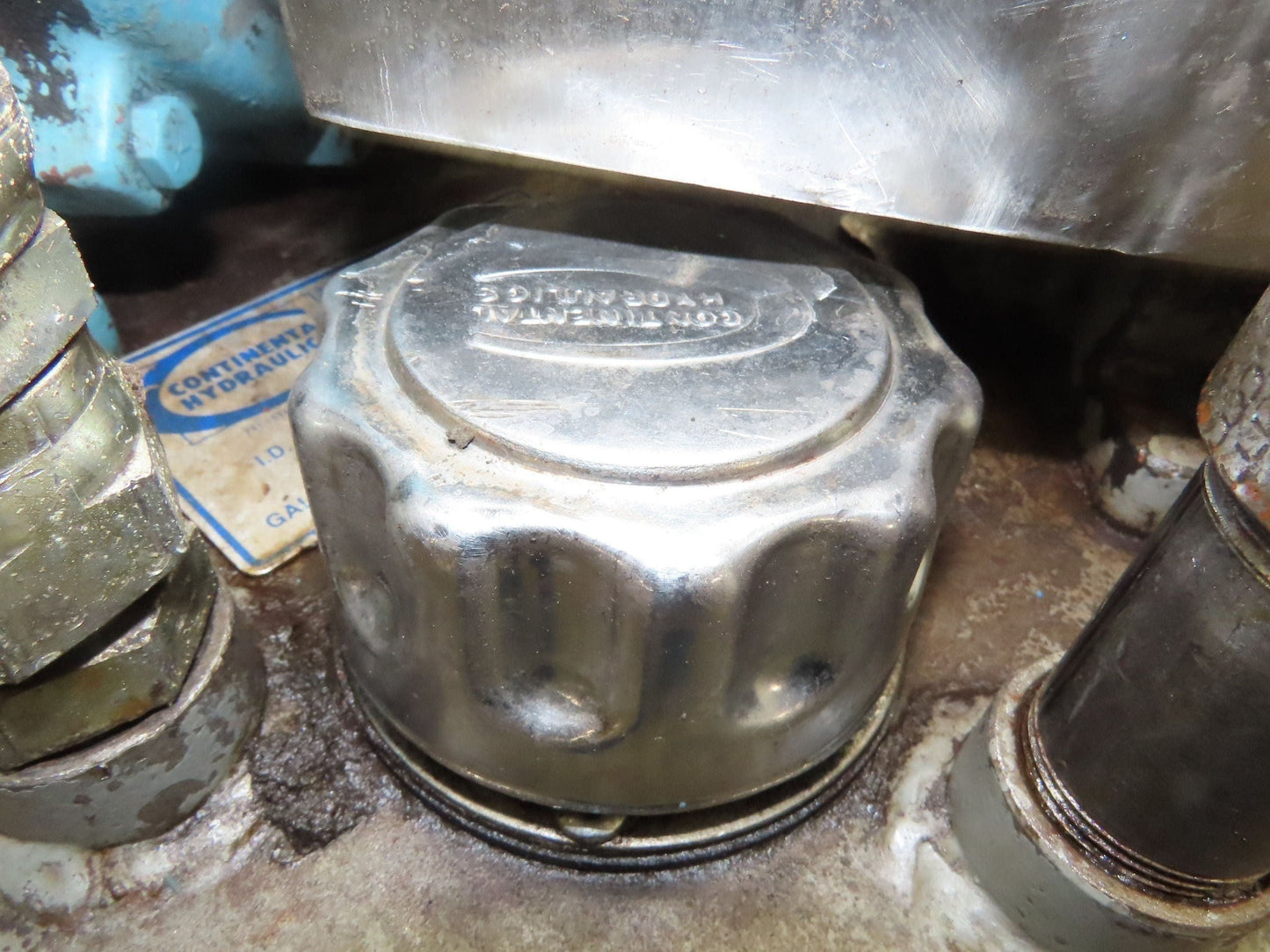 Continental PVR1 Hydraulic Power Unit 20 Gal 9gpm 1000psi 3Hp 460V w/Oil Cooler