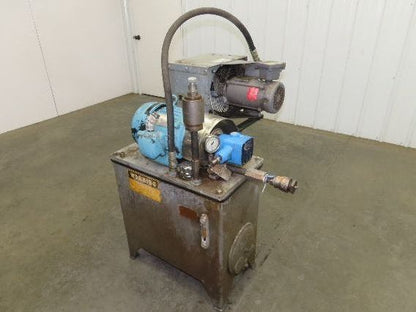 Continental PVR1 Hydraulic Power Unit 20 Gal 9gpm 1000psi 3Hp 460V w/Oil Cooler