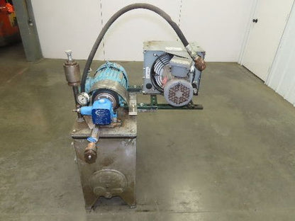 Continental PVR1 Hydraulic Power Unit 20 Gal 9gpm 1000psi 3Hp 460V w/Oil Cooler