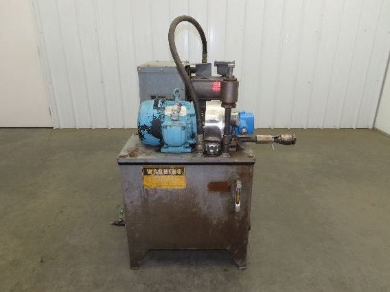 Continental PVR1 Hydraulic Power Unit 20 Gal 9gpm 1000psi 3Hp 460V w/Oil Cooler