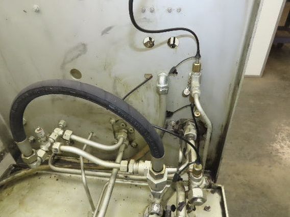 Herion Hydraulic Power Unit 10Hp 120 Gal 4500 PSI Denison Pump PV6-2R1C-C02