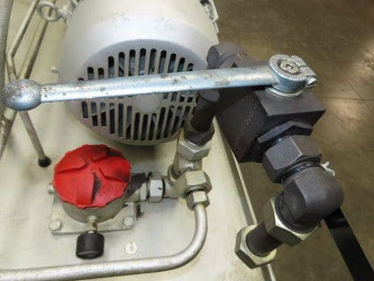 Herion Hydraulic Power Unit 10Hp 120 Gal 4500 PSI Denison Pump PV6-2R1B-C02