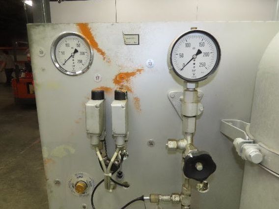 Herion Hydraulic Power Unit 10Hp 120 Gal 4500 PSI Denison Pump PV6-2R1B-C02