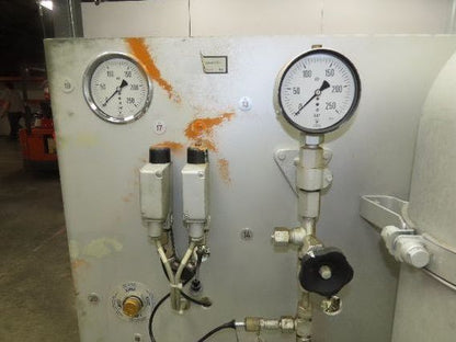 Herion Hydraulic Power Unit 10Hp 120 Gal 4500 PSI Denison Pump PV6-2R1B-C02