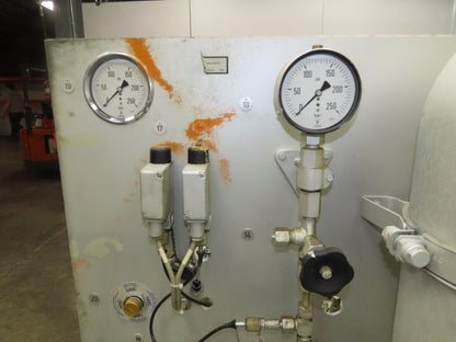 Herion Hydraulic Power Unit 10Hp 120 Gal 4500 PSI Denison Pump PV6-2R1B-C02