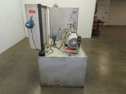 Herion Hydraulic Power Unit 10Hp 120 Gal 4500 PSI Denison Pump PV6-2R1B-C02
