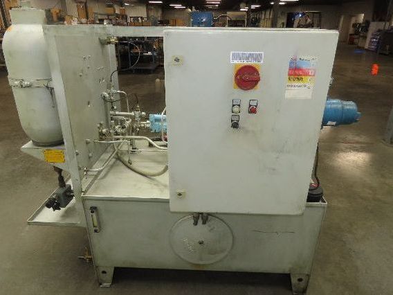 Herion Hydraulic Power Unit 10Hp 120 Gal 4500 PSI Denison Pump PV6-2R1B-C02