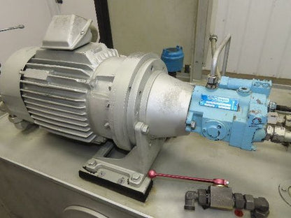 Herion Hydraulic Power Unit 10Hp 120 Gal 4500 PSI Denison Pump PV6-2R1B-C02