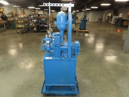 Vickers PVQ10 Hydraulic Power Unit 30 Gal 5 GPM 3000 PSI 2Hp 460V w/Oil Cooler
