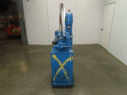 Vickers PVQ10 Hydraulic Power Unit 30 Gal 5 GPM 3000 PSI 2Hp 460V w/Oil Cooler