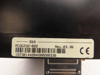 B&R MCGE232-022 PLC Mini Control 6-Slot 24VDC with CPU Memory Module ECEE32-0