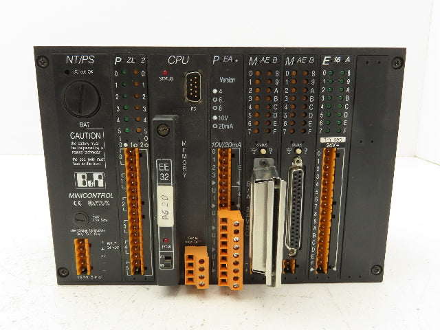 B&R MCGE232-022 PLC Mini Control 6-Slot 24VDC with CPU Memory Module ECEE32-0
