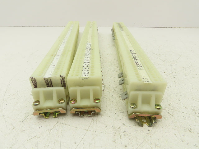 Allen Bradley 1492 Style H 22mm DIN Rail White Terminal Block 18" Lot of 205
