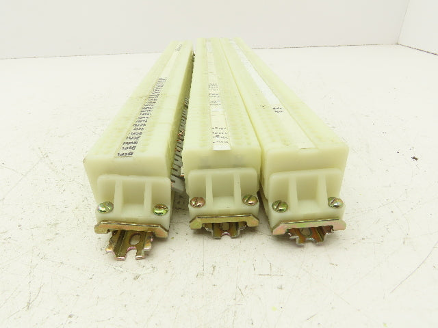 Allen Bradley 1492 Style H 22mm DIN Rail White Terminal Block 18" Lot of 205