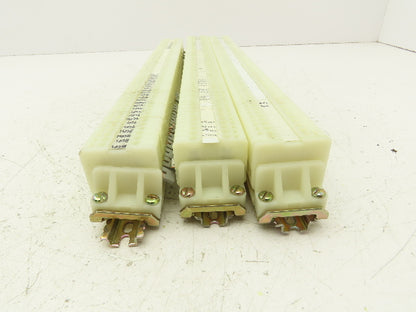 Allen Bradley 1492 Style H 22mm DIN Rail White Terminal Block 18" Lot of 205