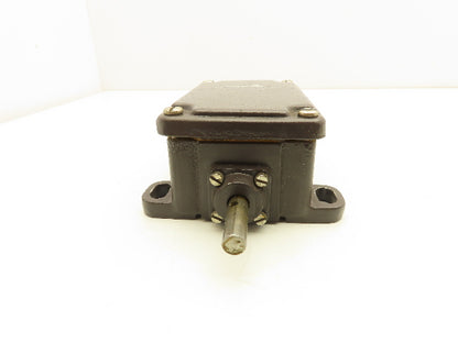Schmersal MSP 452-11/11Y Rotating Spindle Limit Switch 250V 6A 3/8" Shaft