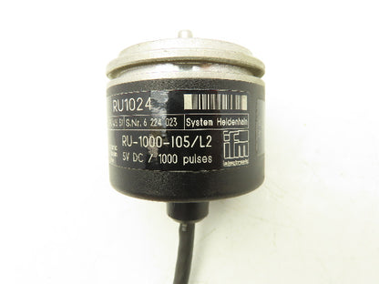 IFM RU-1000-I05/L2 Incremental Encoder 6mm Solid Shaft 5V 1000 Pulses