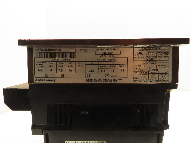 Allen Bradley 150-B24NBRD-8L SMC Dialog + Soft Start Motor Controller 24A 480V