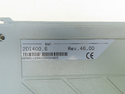 B&R Automation 2DI400.6 Digital Input Module PLC 32 Inputs Rev 46