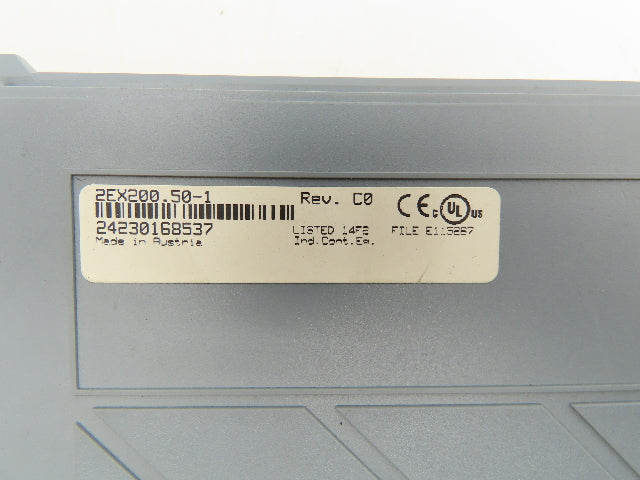 B&R Automation 2EX200.50-1 2EX200.50-1 EX 100 PLC Bus Controller Module Rev C0