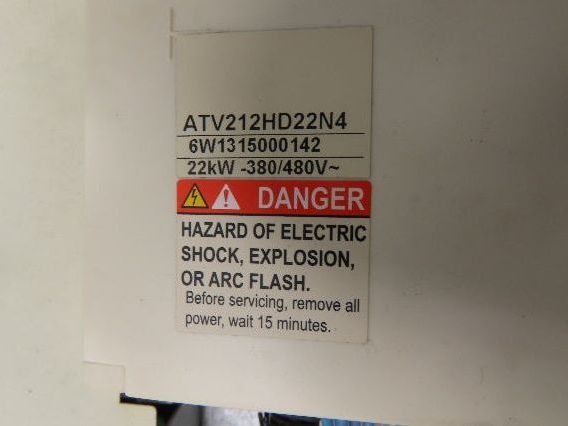 Square D ATV212 Schneider S-Flex Fan & Pump Drive Controller 30 Hp VFD 460V 40A